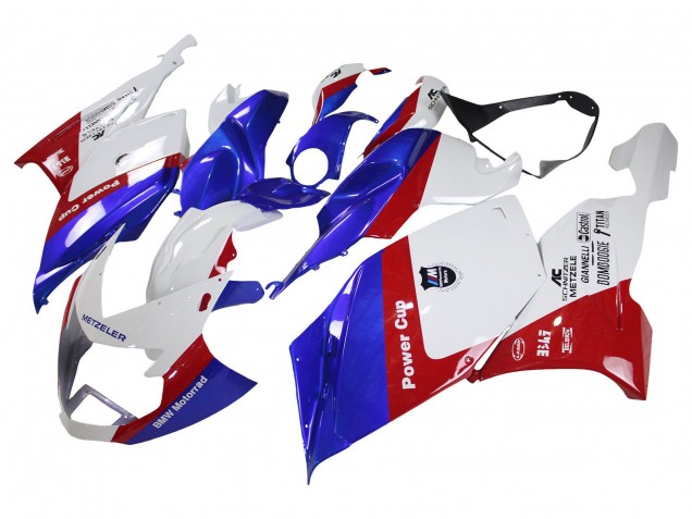Carenagens ABS BMW K1200S 2005-2010 - Branco Vermelho Azul