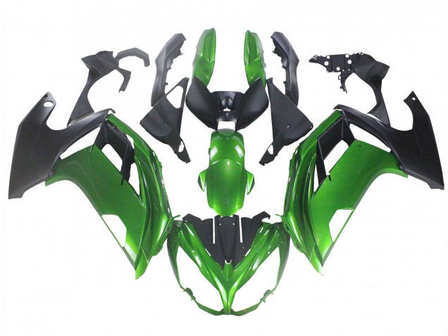 Carenagens Moto BMW K1200S 2005-2010 - Verde Preto Fosco