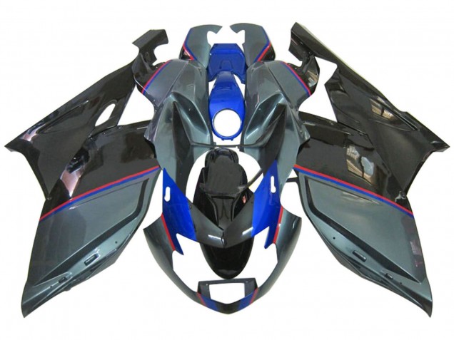 Carenagens Moto BMW K1200S 2005-2010 - Preto Brilhante Cinzento Azul Vermelho