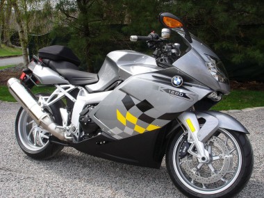 Carenagem Moto BMW K1200S 2005-2010 - Prata Amarelo Preto