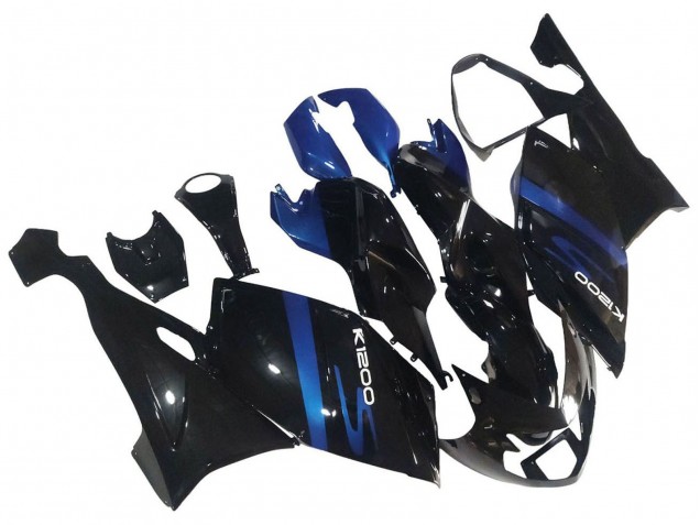 Carenagens Moto BMW K1200S 2005-2010 - Azul Preto Brilhante