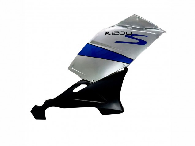 Carenagem Moto BMW K1200S 2005-2010 - Prata Azul Preto