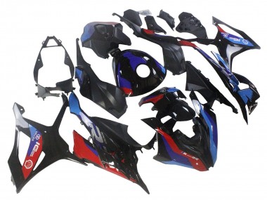 Carenagem Moto BMW S1000RR 2023-2024 - Preto Azul Vermelho