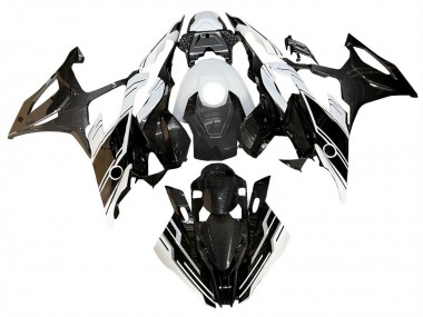 Carenagens Moto BMW S1000RR 2019-2022 - Preto Brilhante Branco