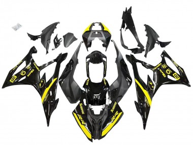 Carenagens Moto BMW S1000RR 2019-2022 - Preto Brilhante Amarelo