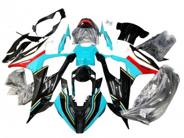 Carenagens Moto BMW S1000RR 2019-2022 - Preto Azul Celeste Vermelho