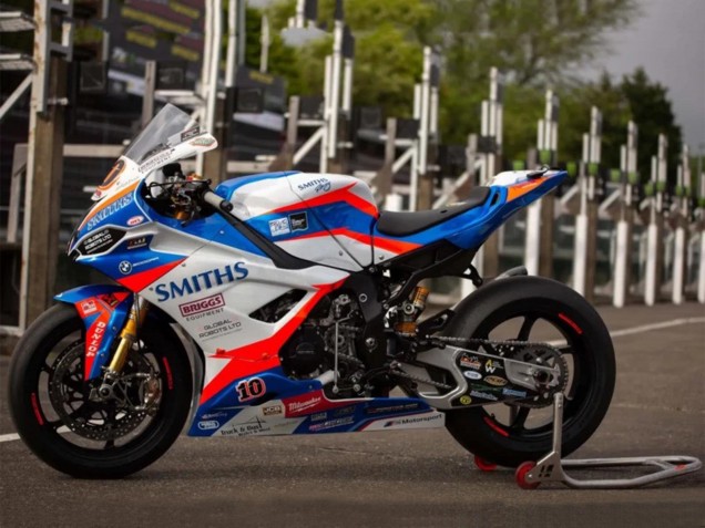 Carenagens Moto BMW S1000RR 2019-2022 - Azul Vermelho Branco Smiths