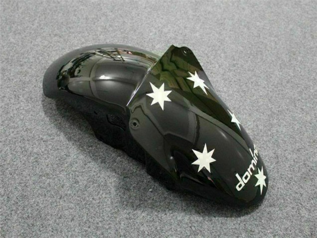 Carenagens Moto Kawasaki ZX6R 2000-2002 - Branco Vermelho Amarelo Verde Preto Brilhante Estrela EuroBet