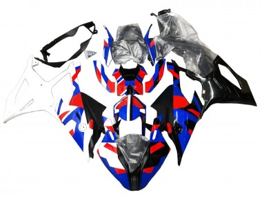 Carenagens Moto BMW S1000RR 2019-2022 - Azul Vermelho Branco