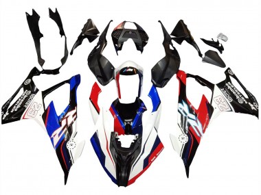 Carenagens Moto BMW S1000RR 2019-2022 - Azul Vermelho Branco 23