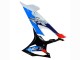 Carenagens Moto BMW S1000RR 2019-2022 - Preto Vermelho Azul Branco