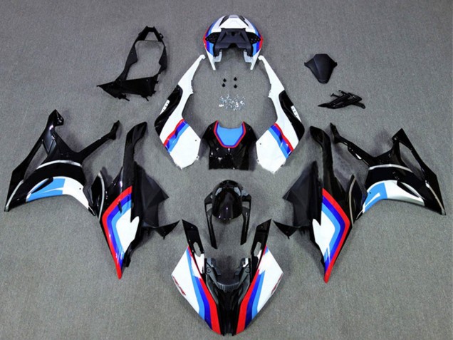 Carenagens Moto BMW S1000RR 2019-2022 - Preto Branco Azul Vermelho