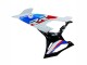 Carenagens Moto BMW S1000RR 2019-2022 - Branco Azul Vermelho