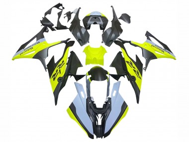 Carenagens Moto BMW S1000RR 2019-2022 - Preto Amarelo Cinzento