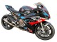 Carenagens Moto BMW S1000RR 2019-2022 - Preto Azul Vermelho Fibra de Carbono