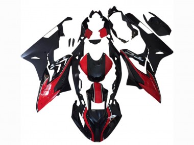 Carenagens Moto BMW S1000RR 2017-2018 - Vermelho Preto Fosco