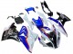 Carenagem Moto BMW S1000RR 2017-2018 - Branco Azul Vermelho Preto Brilhante
