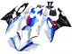 Kits Carenagem Moto BMW S1000RR 2015-2016 - Branco Vermelho Azul Preto Brilhante