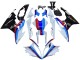 Kits Carenagem Moto BMW S1000RR 2015-2016 - Branco Vermelho Azul Preto Brilhante