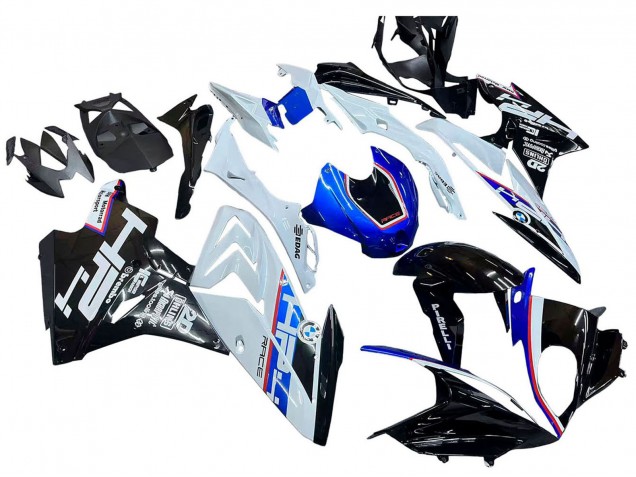 Kits Carenagem Moto BMW S1000RR 2015-2016 - Branco Azul Preto Brilhante