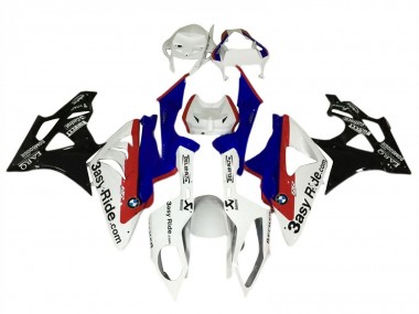 Carenagem Moto BMW S1000RR 2015-2016 - Branco Vermelho Azul Preto Brilhante
