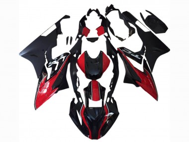 Carenagens Moto BMW S1000RR 2015-2016 - Vermelho Branco Preto Fosco