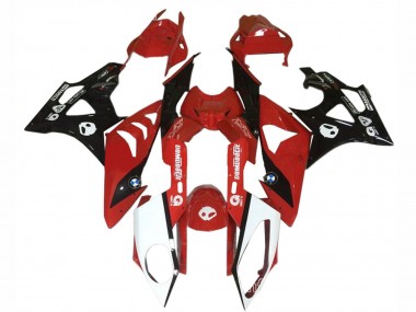 Carenagens Moto BMW S1000RR 2009-2014 - Vermelho Branco Preto Brilhante