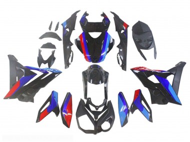Carenagens Moto BMW S1000R 2014-2016 - Azul Vermelho Preto
