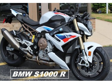 Carenagens Moto BMW S1000R 2021-2025 - Branco Azul Vermelho