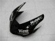 Carenagens Moto Kawasaki ZX6R 2005-2006 - Preto Brilhante Branco West