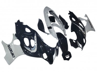 Carenagem Moto Suzuki GSX600F/GSX750F 2004-2006 - Preto Brilhante Cinzento