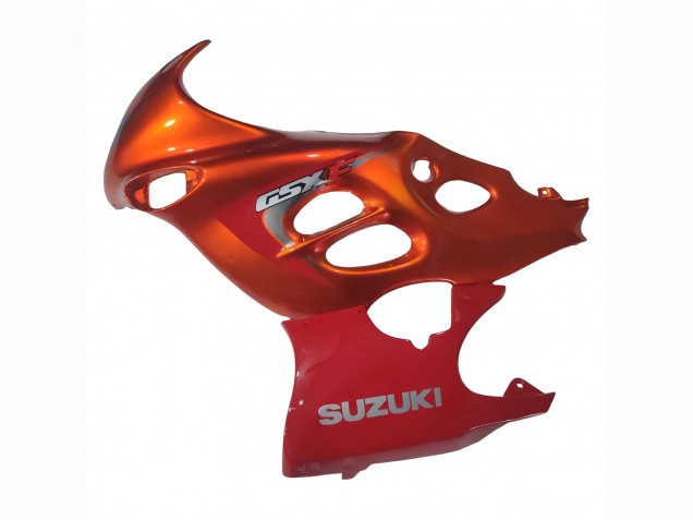 Carenagens Moto Suzuki GSX600F/GSX750F 2004-2006 - Burnt Laranja Branco Logo