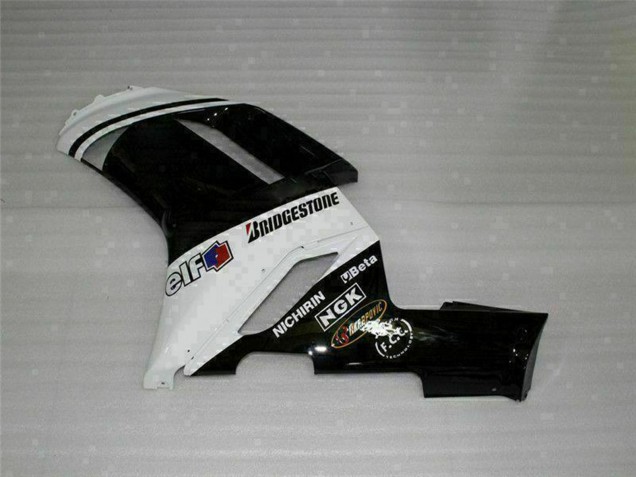 Carenagens Moto Kawasaki ZX6R 2007-2008 - Preto Branco