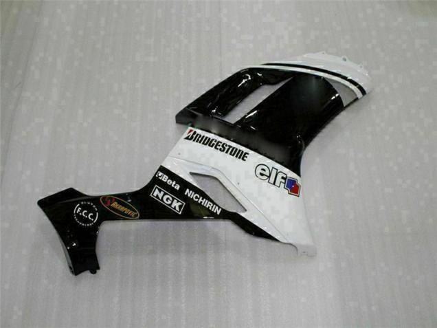 Carenagens Moto Kawasaki ZX6R 2007-2008 - Preto Branco