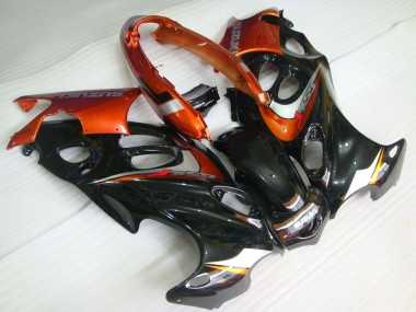 Carenagens Moto Suzuki GSX600F/GSX750F 2004-2006 - Preto Brilhante Laranja