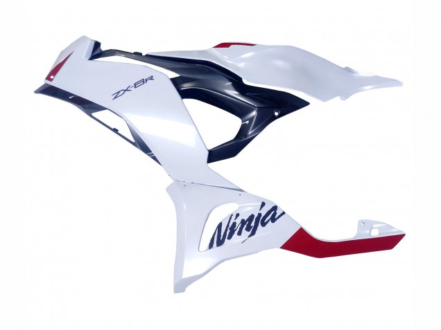 Carenagens Moto Kawasaki ZX6R 2023-2025 - Branco Pérola Preto Vermelho