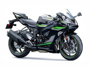 Carenagens Moto Kawasaki ZX6R 2023-2025 - Preto Cinzento Verde Ninja
