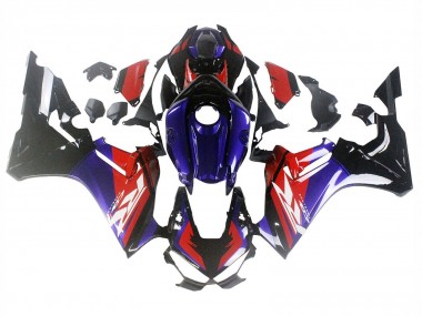 Carenagens Moto Honda CBR1000RR 2017-2023 - Vermelho Azul Preto Brilhante