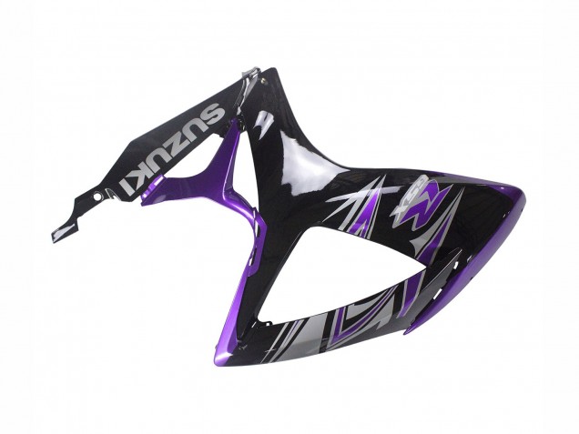 Kits Carenagem Moto Suzuki GSXR 600 / GSXR 750 2006-2007 - Roxo Preto Brilhante