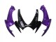 Kits Carenagem Moto Suzuki GSXR 600 / GSXR 750 2006-2007 - Roxo Preto Brilhante