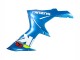 Carenagens Moto Suzuki GSXR 600 / GSXR 750 2011-2024 - Azul Claro Verde Branco Vermelho