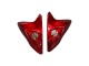 Carenagens Moto Suzuki GSXR 600 / GSXR 750 2011-2024 - Vermelho Branco Decal