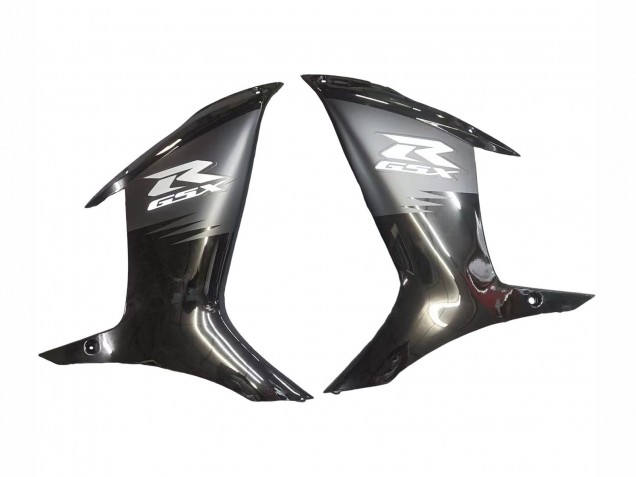 Carenagens Moto Suzuki GSXR 600 / GSXR 750 2011-2024 - Preto Fosco Preto Brilhante Branco Decal