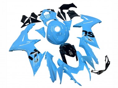 Carenagens Moto Suzuki GSXR 600 / GSXR 750 2011-2024 - Azul Claro Preto
