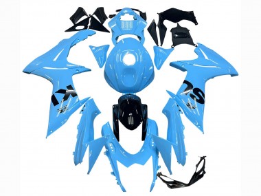 Carenagens Moto Suzuki GSXR 600 / GSXR 750 2011-2024 - Azul Claro Preto
