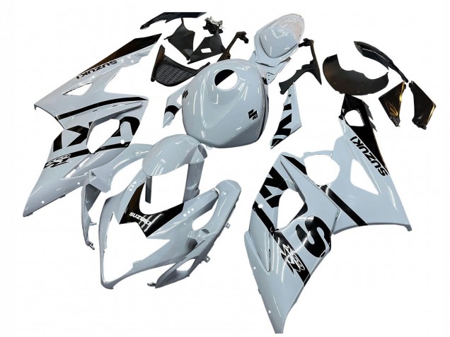 Carenagens Moto Suzuki GSXR 1000 2005-2006 - Branco Preto