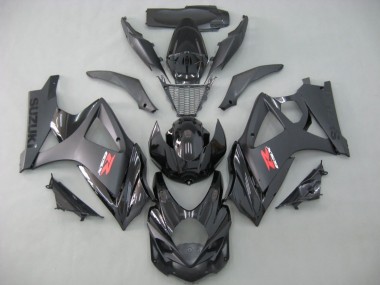 Carenagens Moto Suzuki GSXR 1000 2007-2008 - Preto Fosco Preto Brilhante