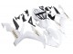 Carenagens Moto Yamaha YZF 1000 R1 2004-2006 - Branco Ouro Decalques
