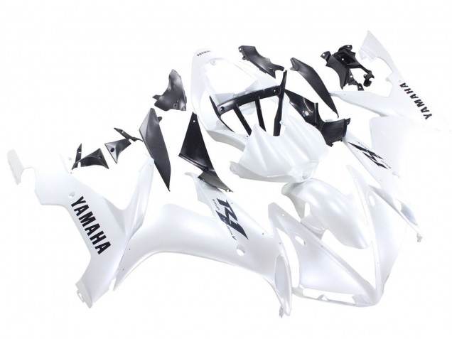 Carenagens Moto Yamaha YZF 1000 R1 2004-2006 - Branco Pérola Preto Decalques