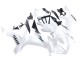 Carenagens Moto Yamaha YZF 1000 R1 2004-2006 - Branco Pérola Preto Decalques